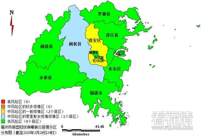 福州疫情风险区变更!福清已经是低风险地区