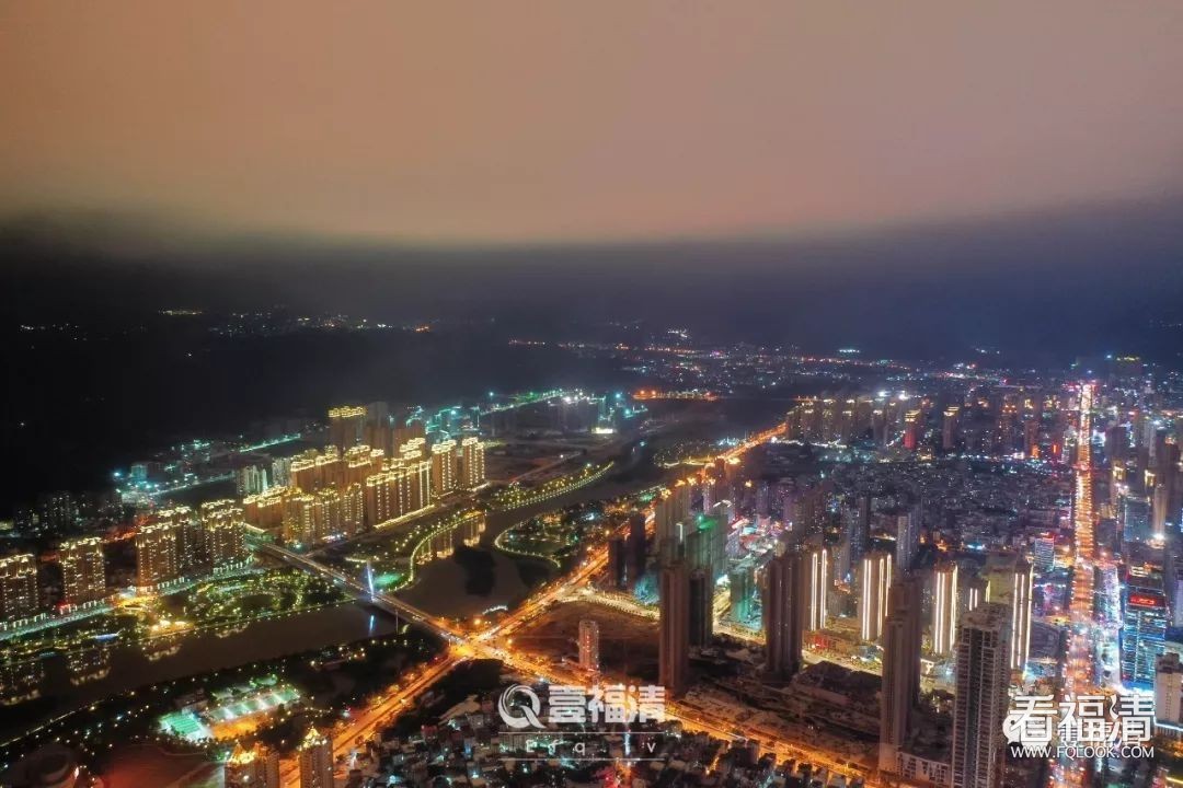 福清市全景图图片