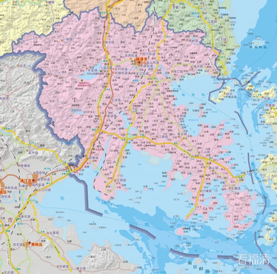 闽清县地理位置图片