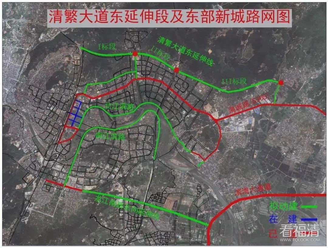 福清市滨海大道规划图图片
