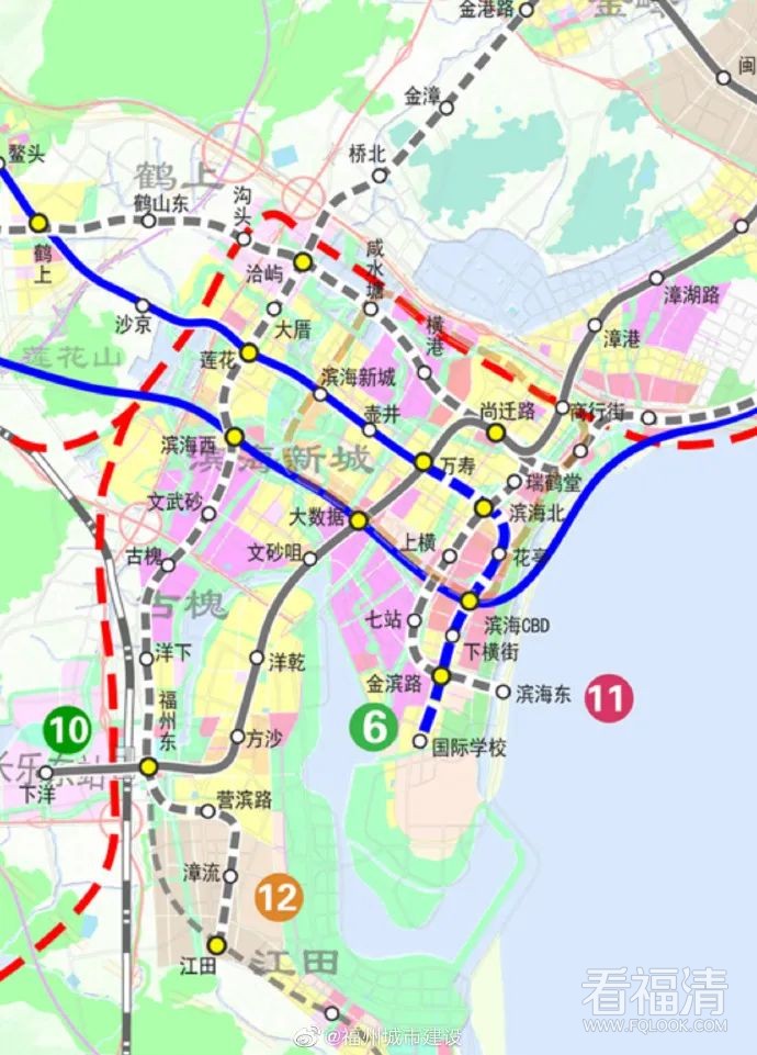 福州9号线地铁线路图图片