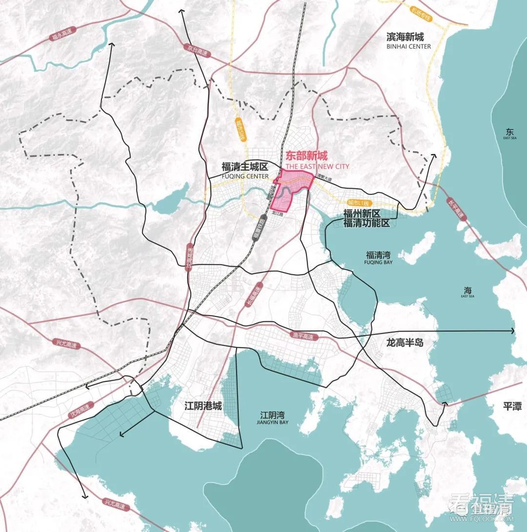 福清东区规划图图片